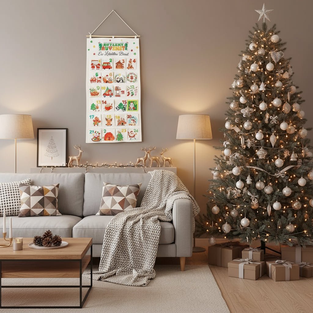 BrightNest DIY Fabric Advent Calendar With 24 Pockets For Christmas | Temsk