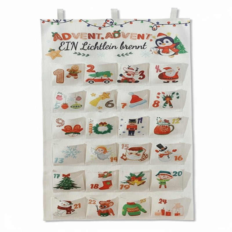 BrightNest DIY Fabric Advent Calendar With 24 Pockets For Christmas | Temsk