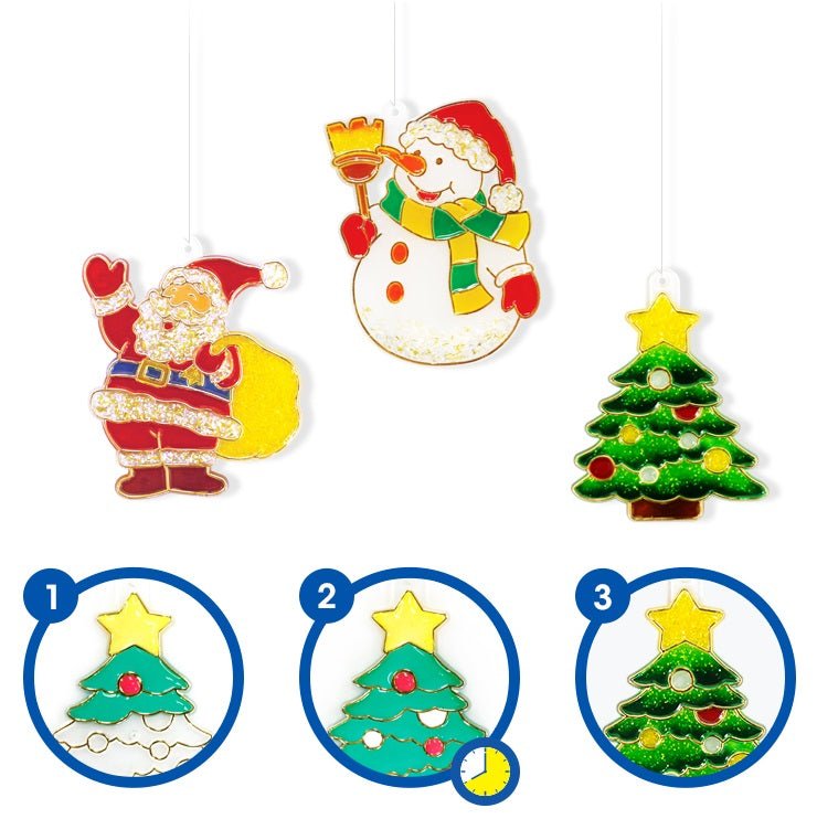GlintCraft Christmas Glass Painting Set For Creative Learning | Temsk