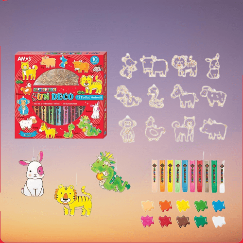 GlintCraft Christmas Glass Painting Set For Creative Learning | Temsk