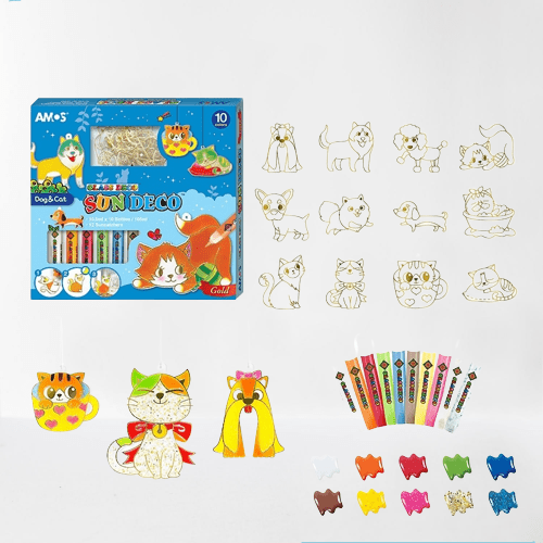 GlintCraft Christmas Glass Painting Set For Creative Learning | Temsk