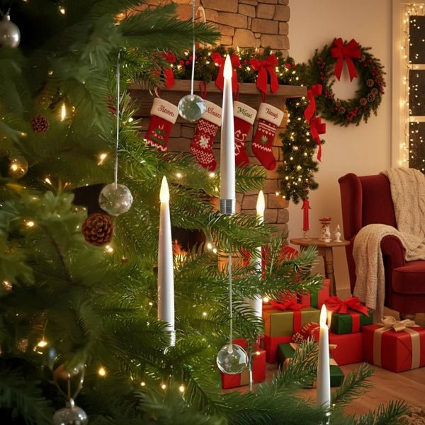 AstraGlow LED Flameless Candle Set for Christmas Trees and Festive Decor | Temsk