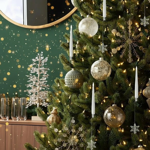 Conjunto de velas LED sem chama AstraGlow para árvores de Natal e decoração festiva, com cintilação quente e realista, da Temsk