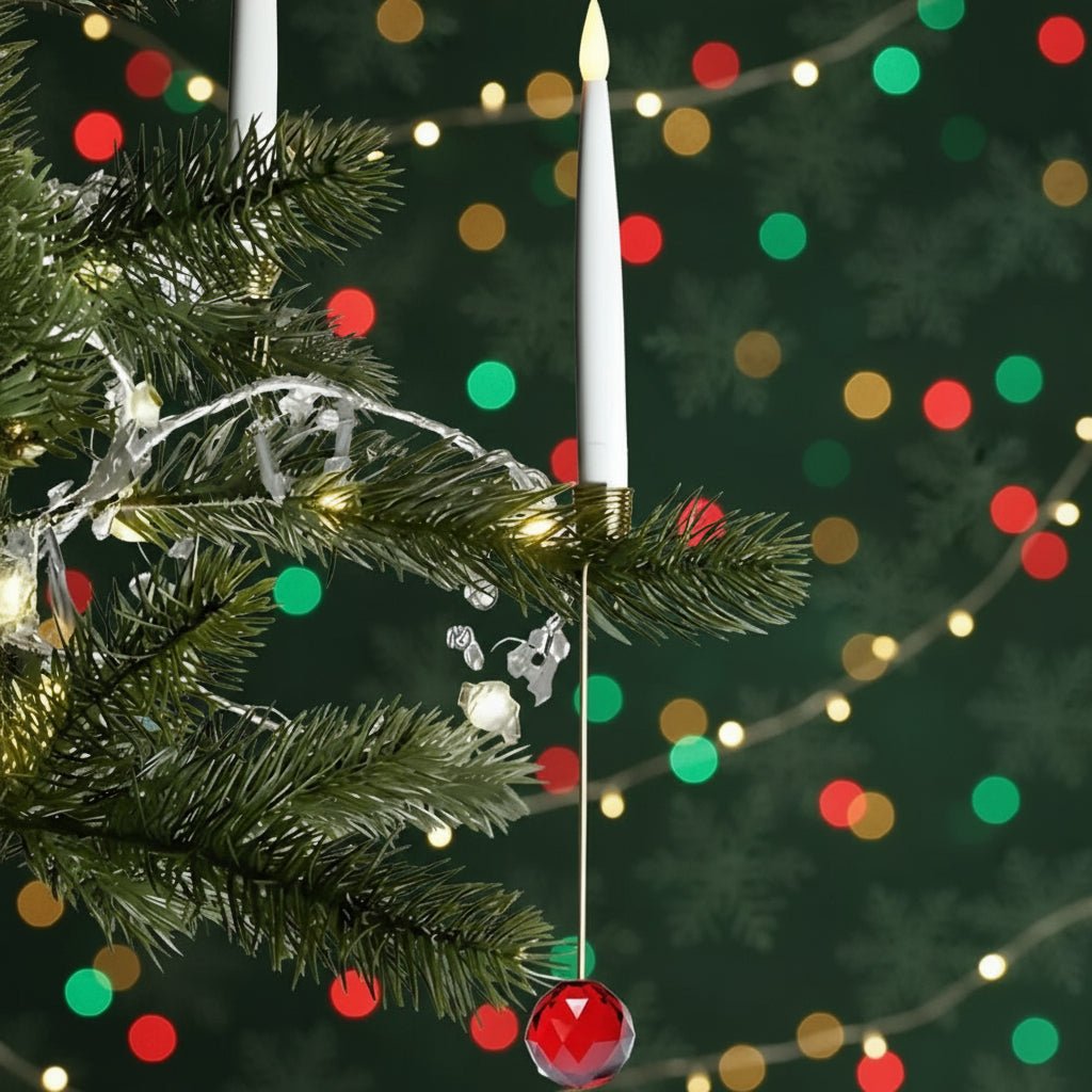 AstraGlow LED Flameless Candle Set for Christmas Trees and Festive Decor | Temsk