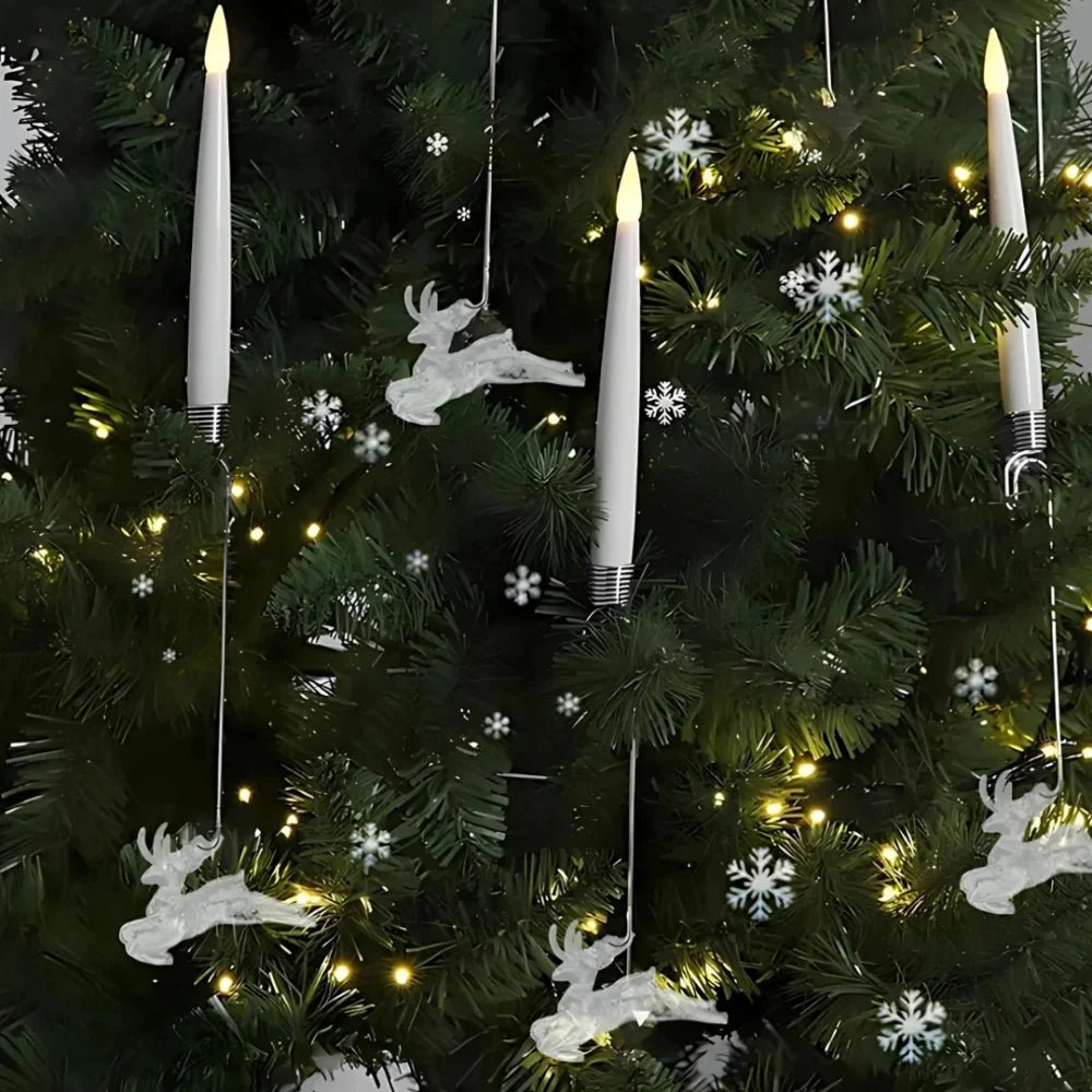 AstraGlow LED Flameless Candle Set for Christmas Trees and Festive Decor | Temsk