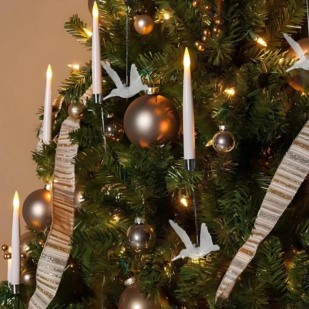 AstraGlow LED Flameless Candle Set for Christmas Trees and Festive Decor | Temsk