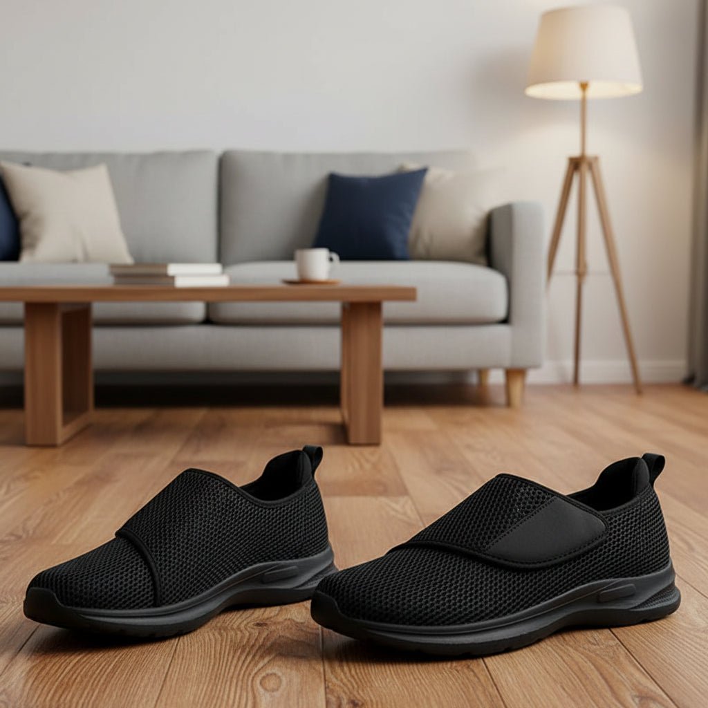 FlexStride Adjustable Casual Shoes For Wide Feet With Pressure-Relieving Fit | Temsk