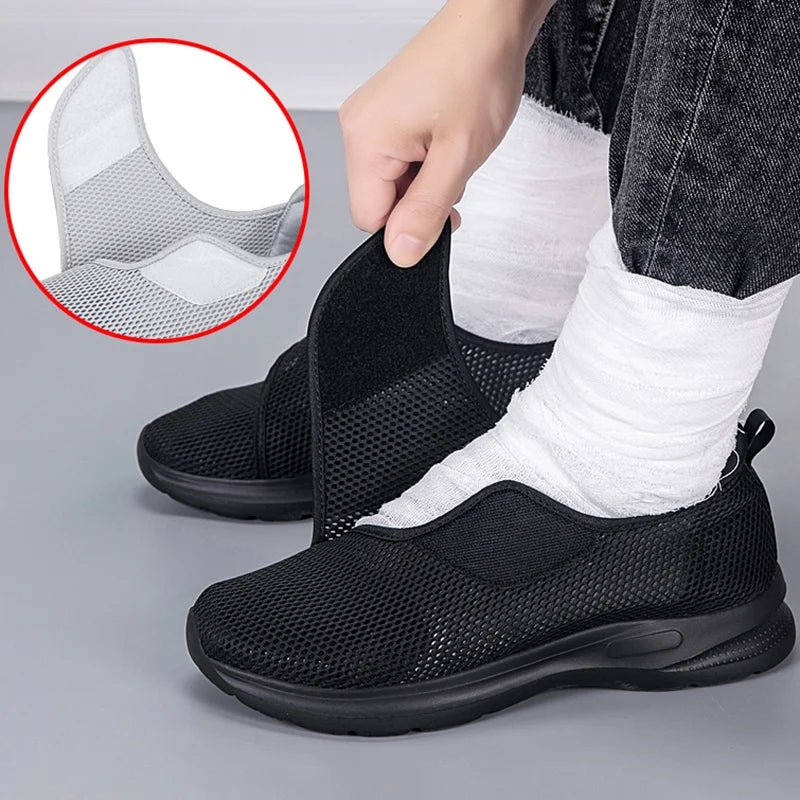 FlexStride Adjustable Casual Shoes For Wide Feet With Pressure-Relieving Fit | Temsk