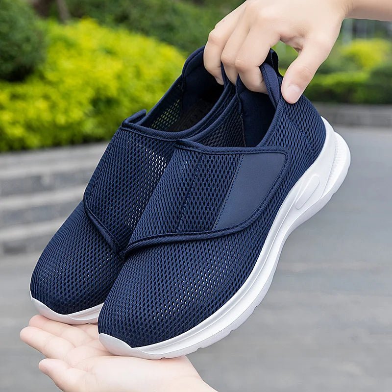 FlexStride Adjustable Casual Shoes For Wide Feet With Pressure-Relieving Fit | Temsk