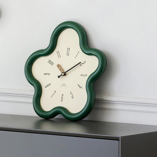 PetalGlow 3D Flower Pendulum Wall Clock With Silent Movement | Temsk