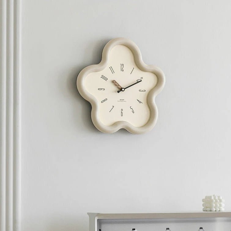 PetalGlow 3D Flower Pendulum Wall Clock With Silent Movement | Temsk