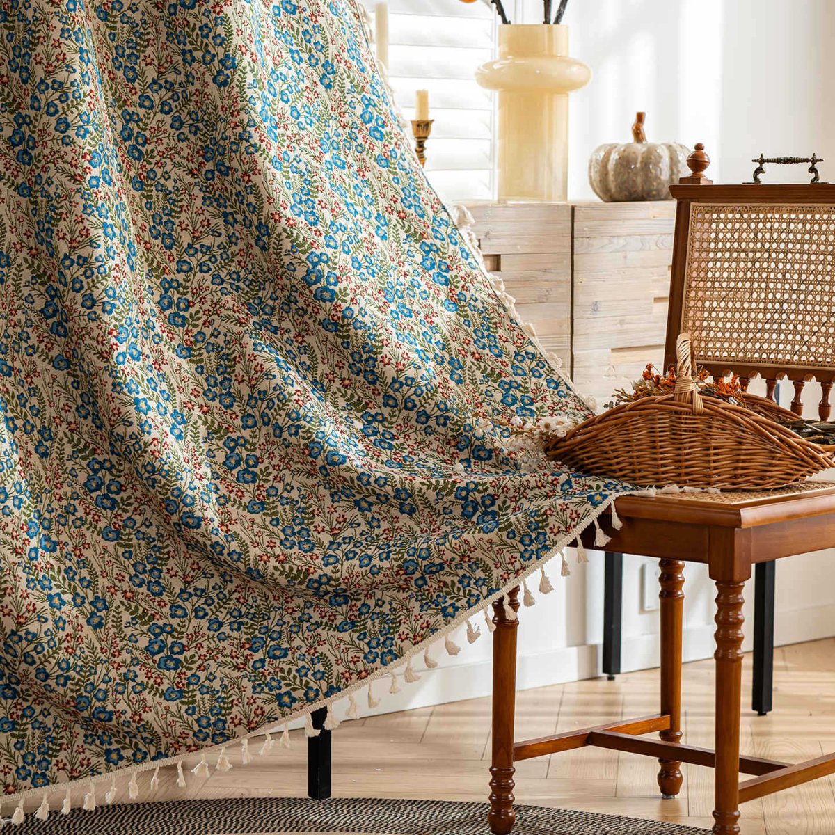 Hearthside Blackout Curtain In Country House Style For Living Room And Bedroom | Temsk