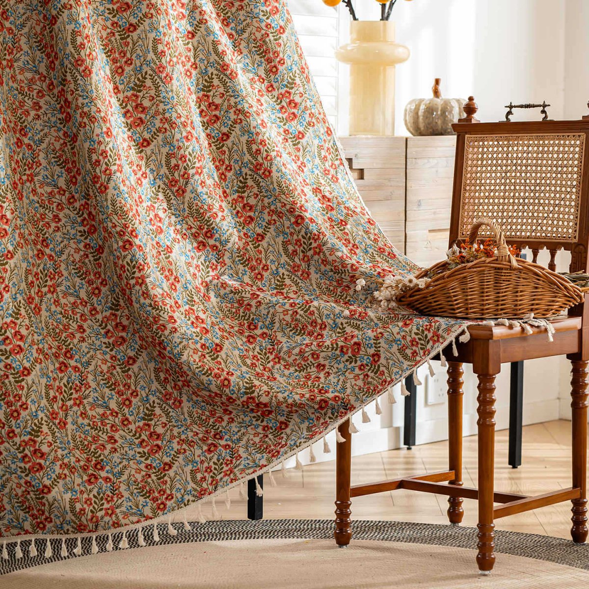 Hearthside Blackout Curtain In Country House Style For Living Room And Bedroom | Temsk