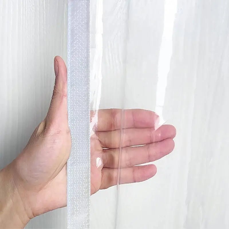 TranspaGuard Clear Windproof Partition Curtain for Air Conditioning Systems | Temsk