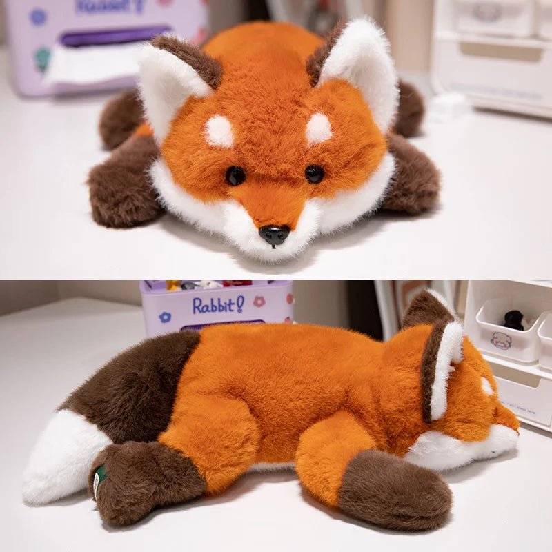 FluffleBuddy Soft Fox Plush Toy For Kids Cuddly Comfort | Temsk