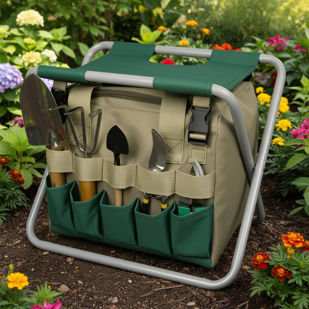 Fold Away Garden Tool Set Compact Foldable and Durable for Home Garden Travel | Temsk