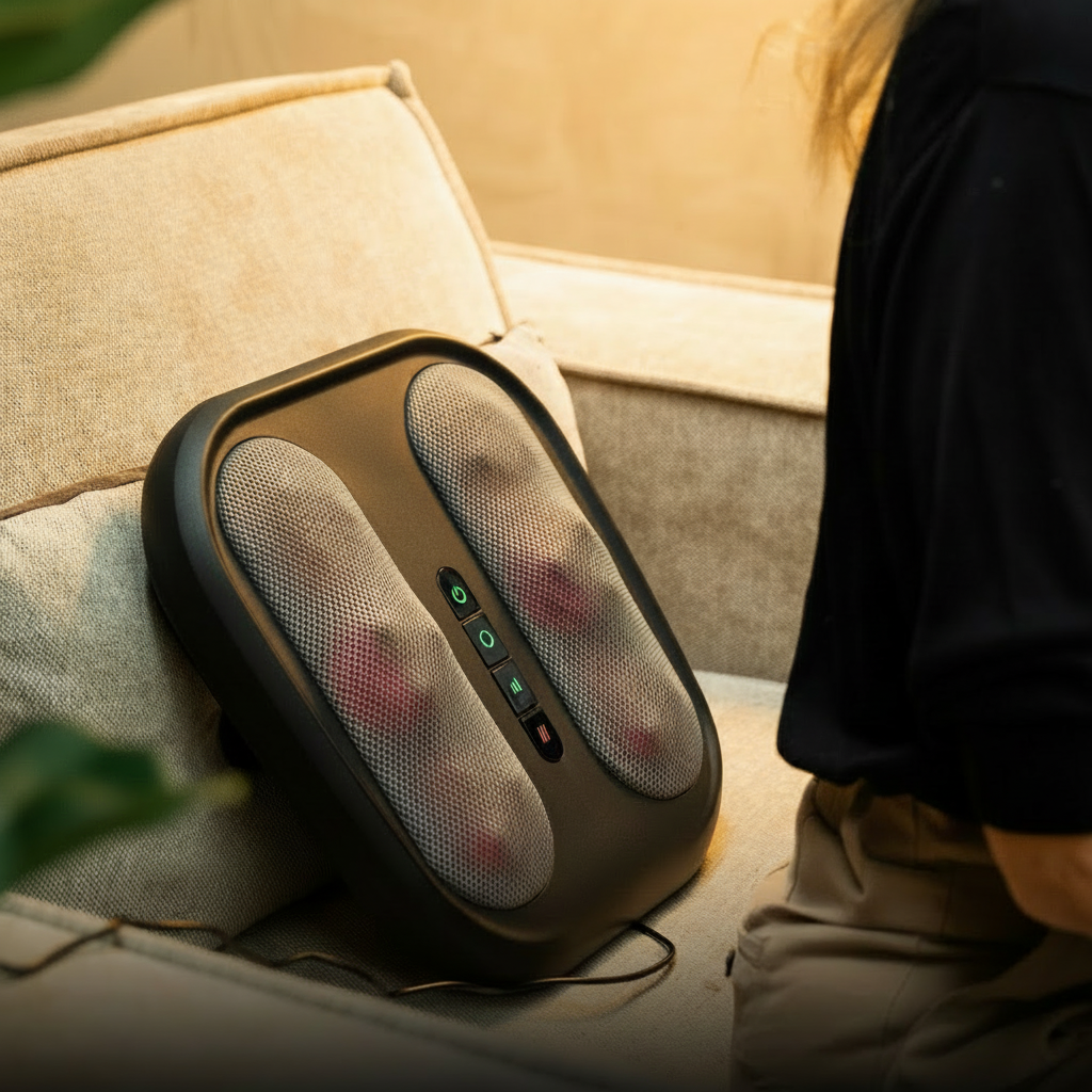 Electric Foot Massager With Heat Therapy For Muscle Recovery | Temsk
