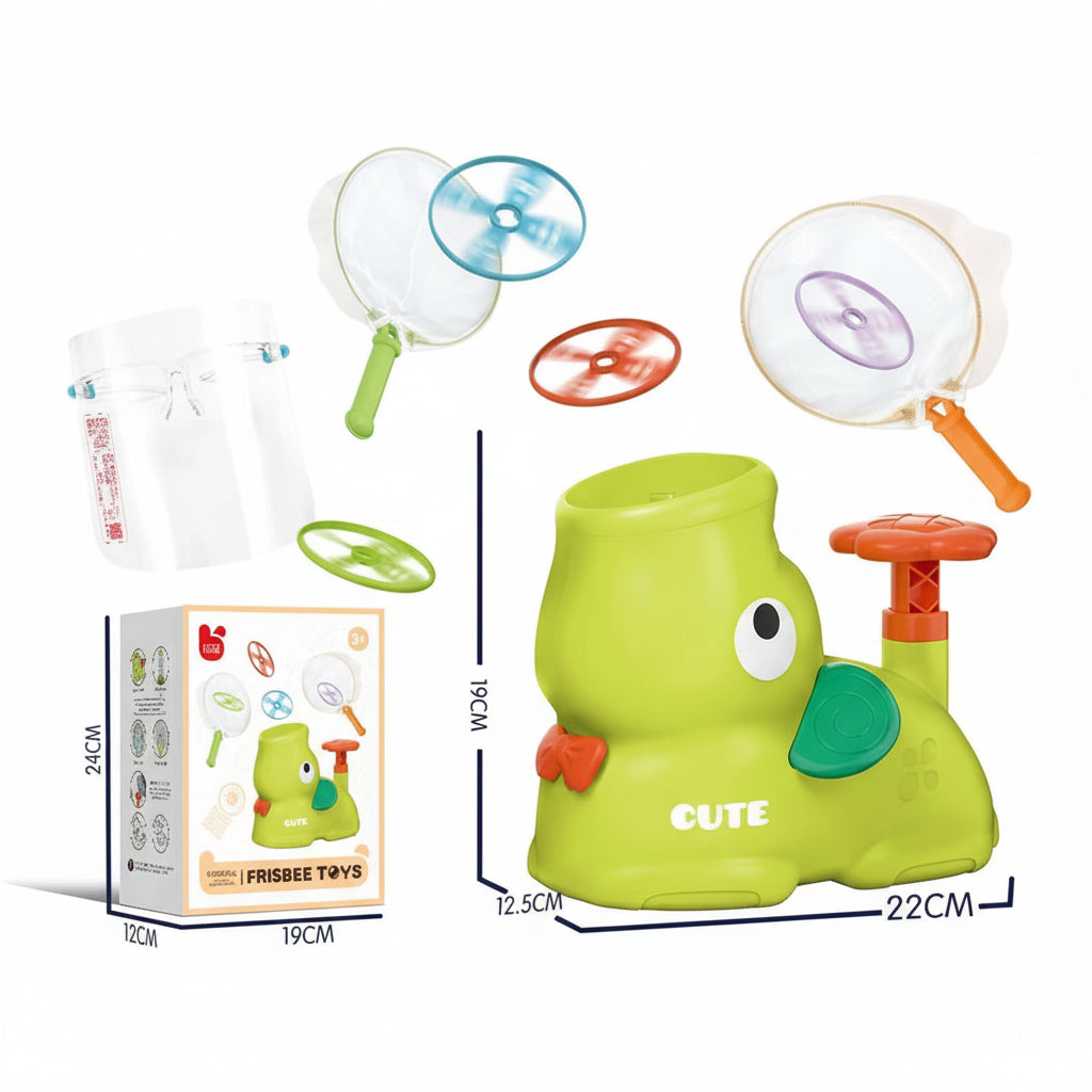 Active Kids Frisbee Launcher Net Game For Catch And Play Set | Temsk