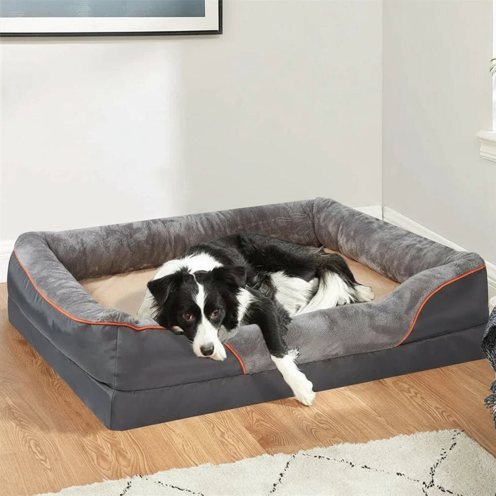 PawNest Premium Orthopedic Dog Mattress With Memory Foam And Waterproof Cover | Temsk