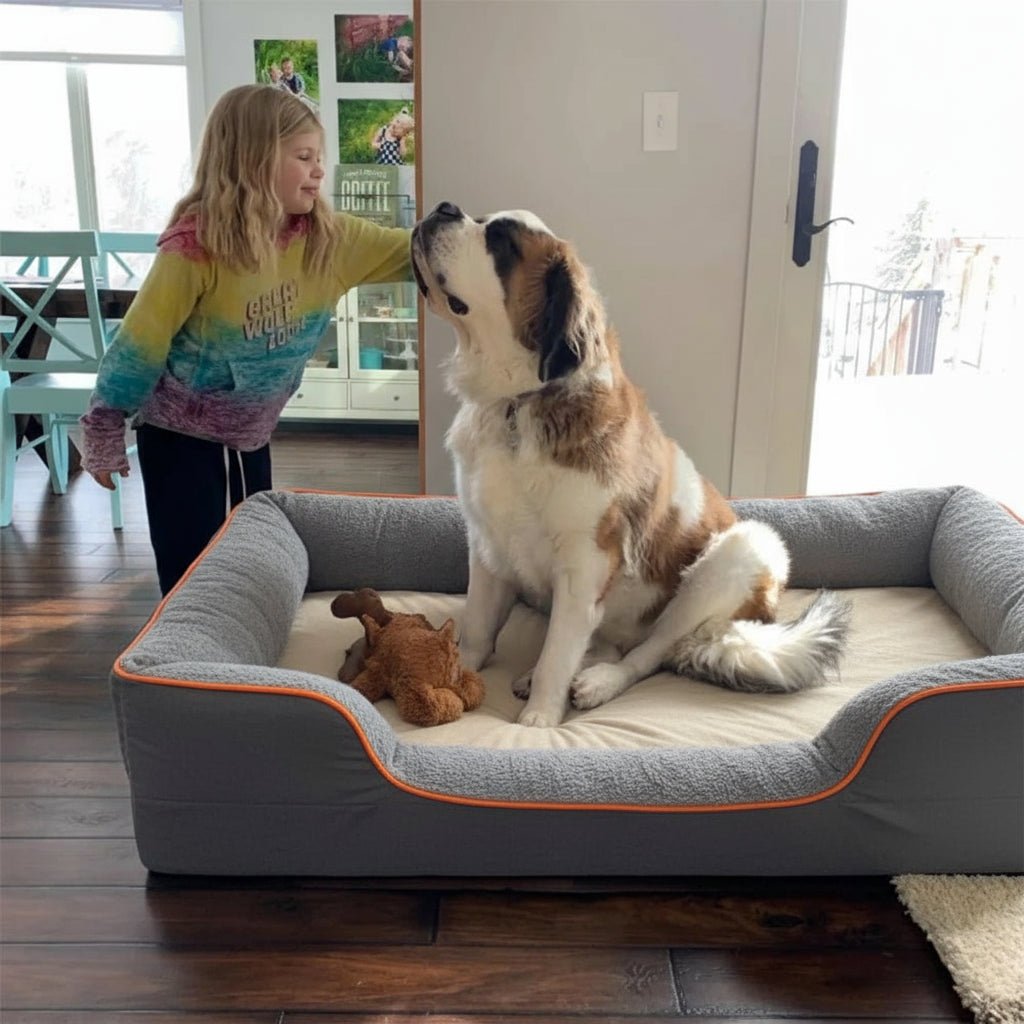 PawNest Premium Orthopedic Dog Mattress With Memory Foam And Waterproof Cover | Temsk