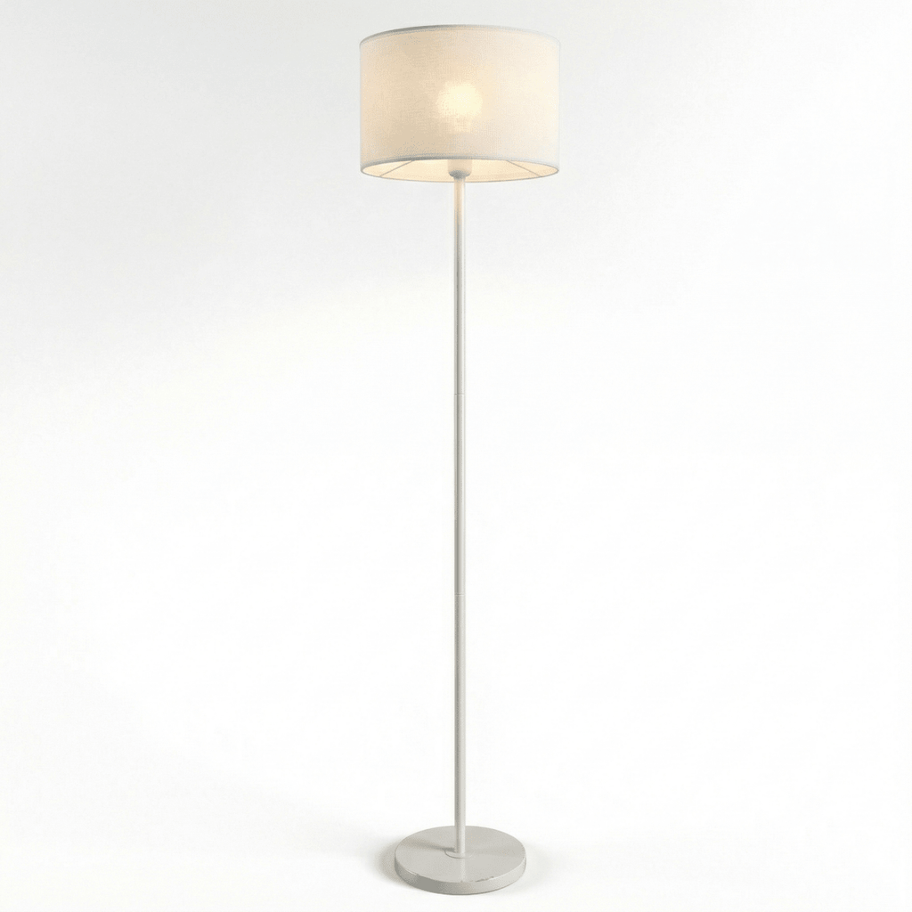 Fabric Diffuser Mesh Floor Lamp, Modern Design, 60 Inches Tall | Temsk