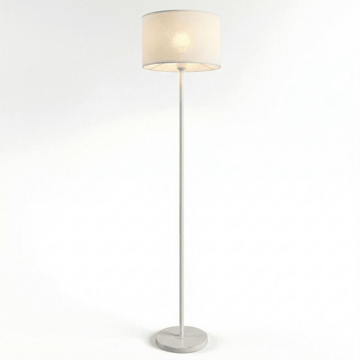 Fabric Diffuser Mesh Floor Lamp, Modern Design, 60 Inches Tall | Temsk