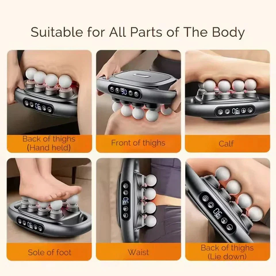 NovaPulse 8 Fascia Massage Gun With 8 Heads And 30 Intensity Levels | Temsk