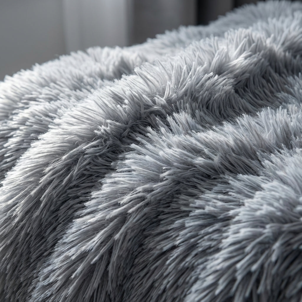 Faux Fur Dog Mat With Foam Filling And Removable Washable Cover Sizes M To XXL | Temsk