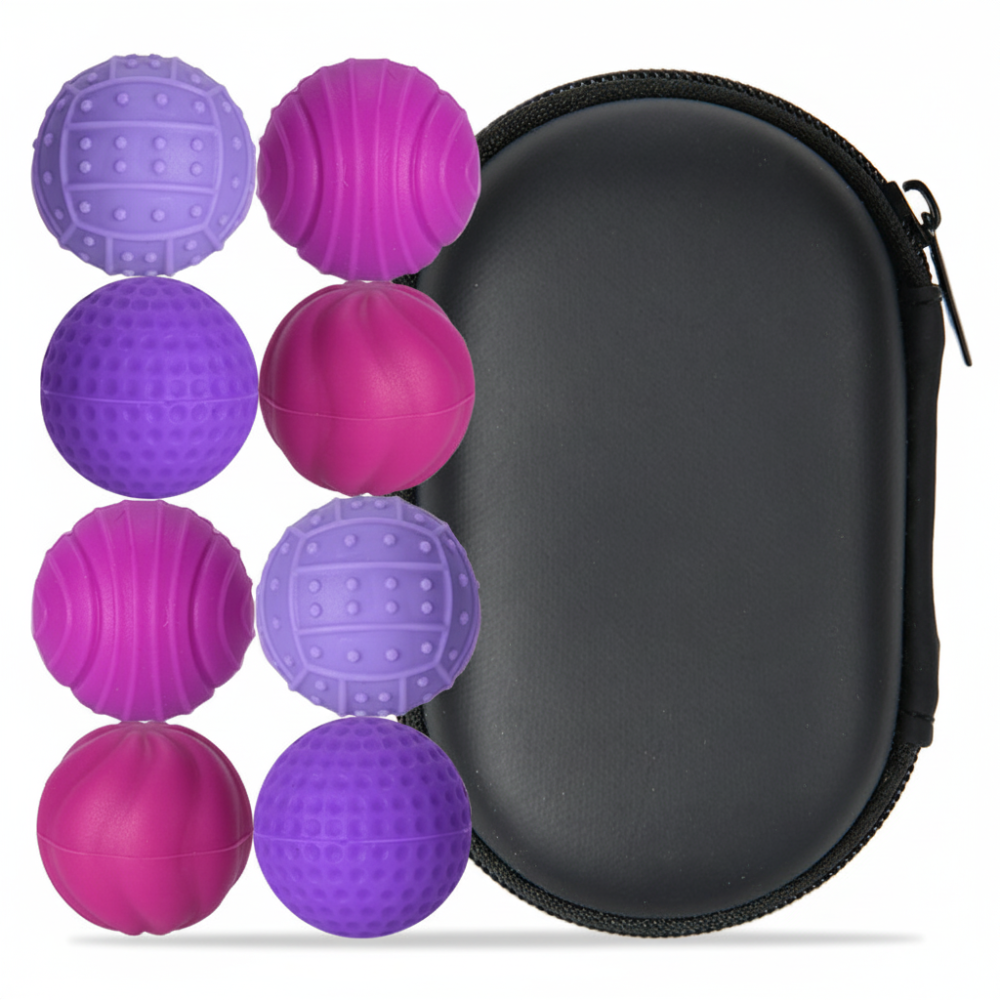 Magnetic Silicone Fidget Balls Desk Set For Focused Desk Play | Temsk