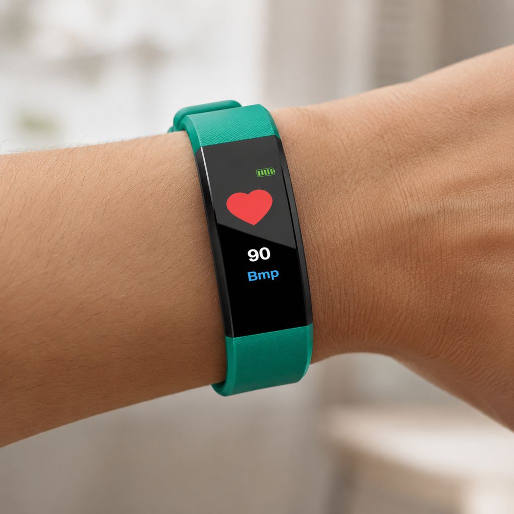 Smartwatch mit Herzfrequenzmesser und Schrittzähler für tägliche Aktivitäten | Temsk