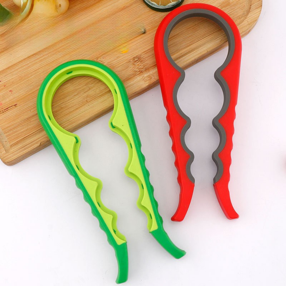 All In One Jar And Bottle Opener With Rubber Grip Handle | Temsk