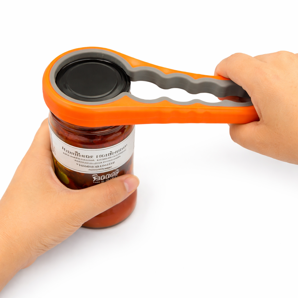 All In One Jar And Bottle Opener With Rubber Grip Handle | Temsk