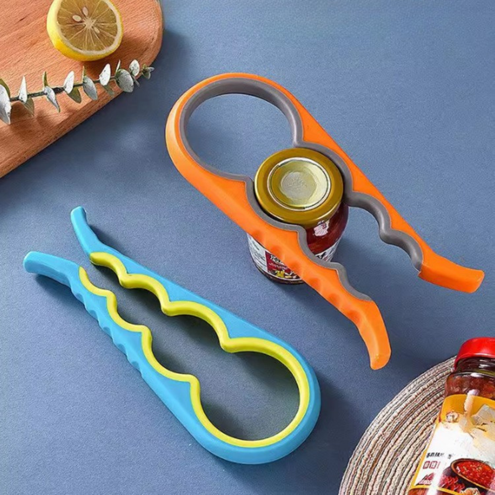 All In One Jar And Bottle Opener With Rubber Grip Handle | Temsk
