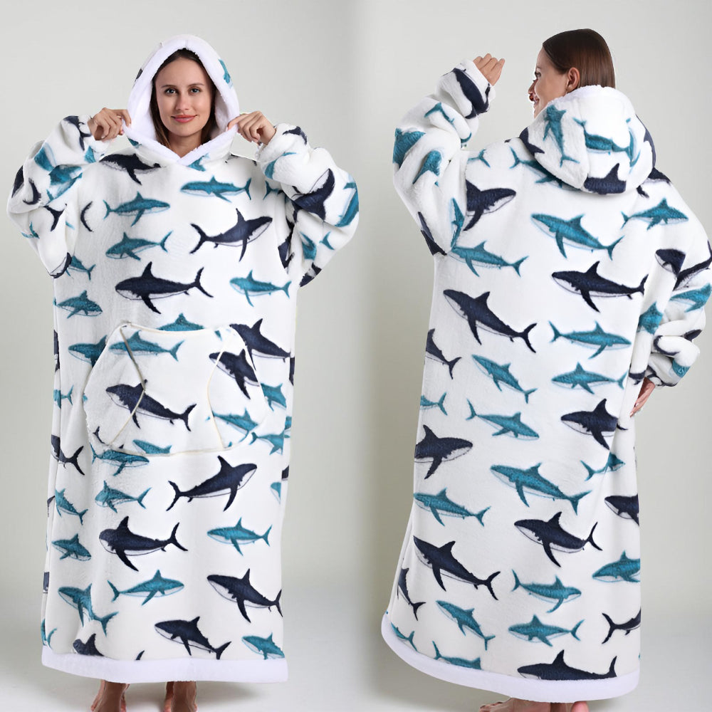 Cozy Oversized Wearable Hoodie Blanket For Adults All Day Comfort | Temsk