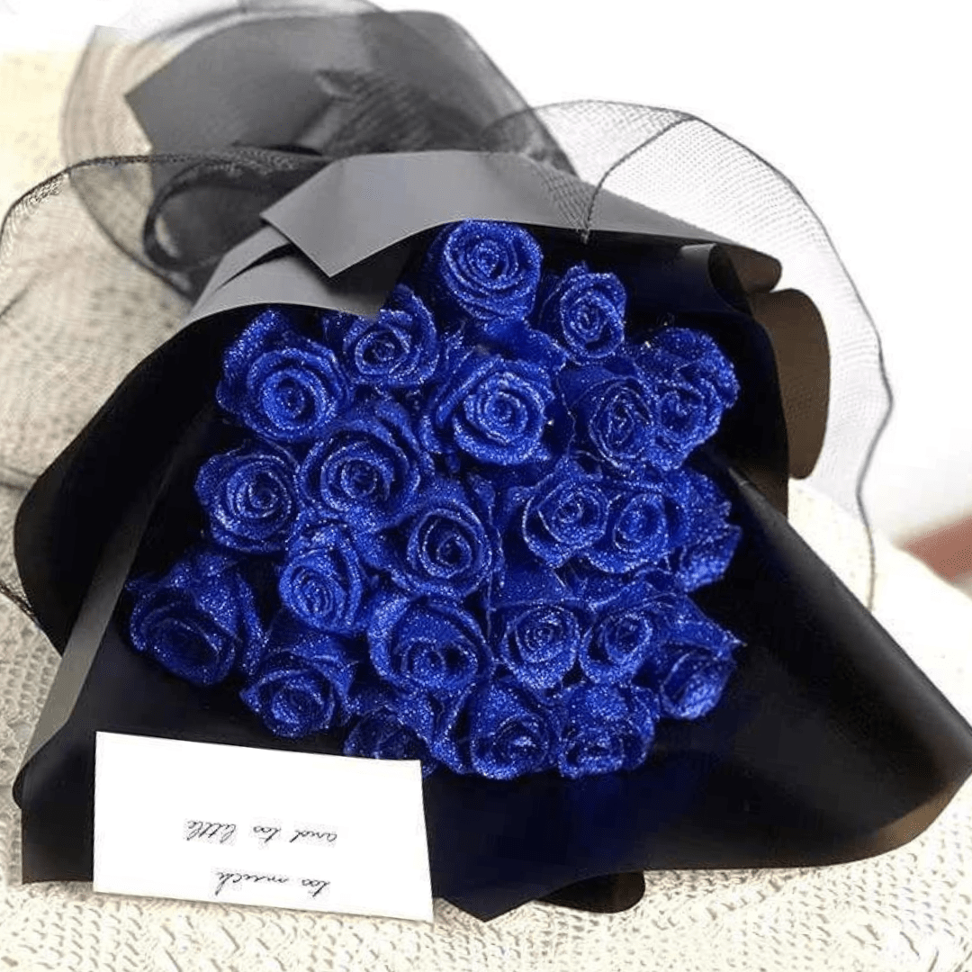 Aurelia Eternal Bloom Rose Glitter Rose for Romantic Gifts and Home Decor | Temsk