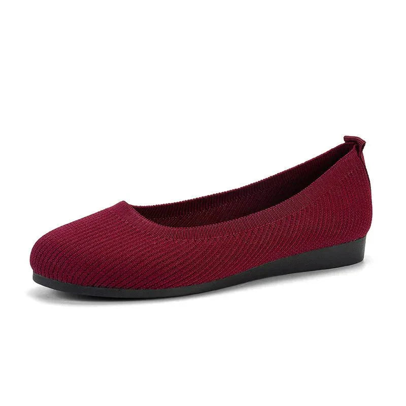 Flexible Ballerina Flats For Women With Soft Fabric And Comfortable Fit | Temsk