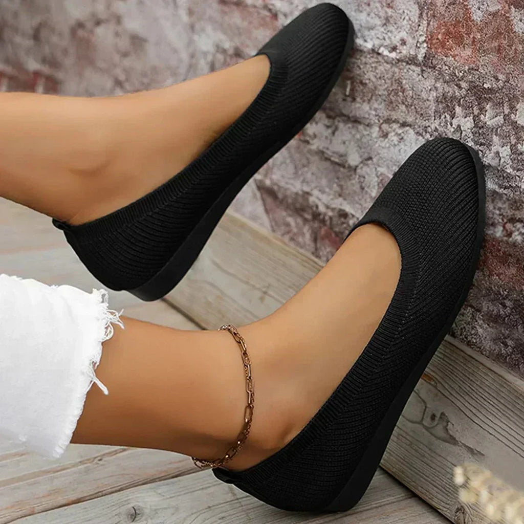 Flexible Ballerina Flats For Women With Soft Fabric And Comfortable Fit | Temsk