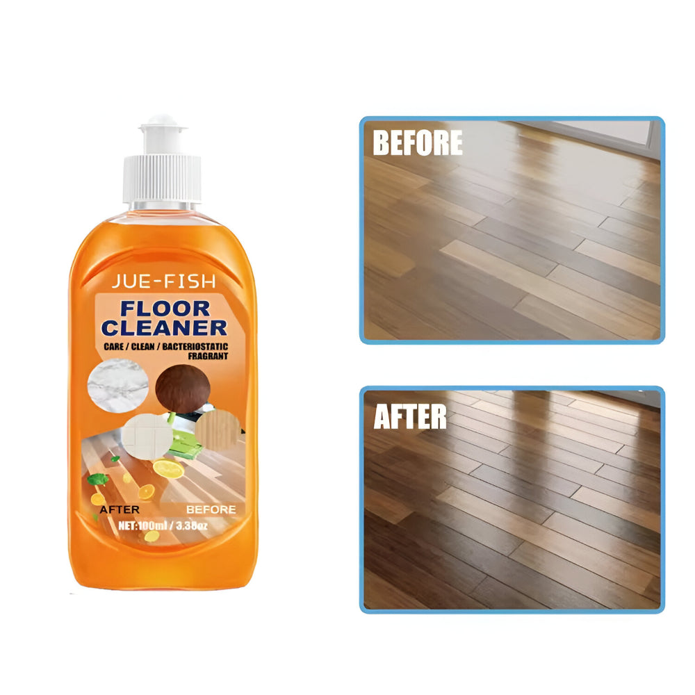 Bright Lemon Scent Floor Cleaner For Multiple Surfaces In Liquid Form | Temsk