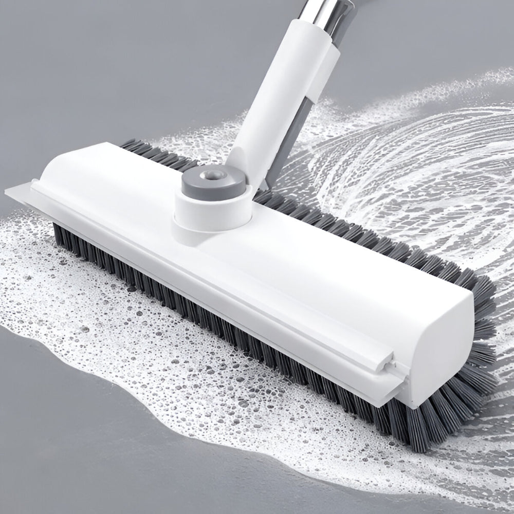 Long-Handled Heavy-Duty Floor Cleaning Brush For Tile Scrubbing | Temsk