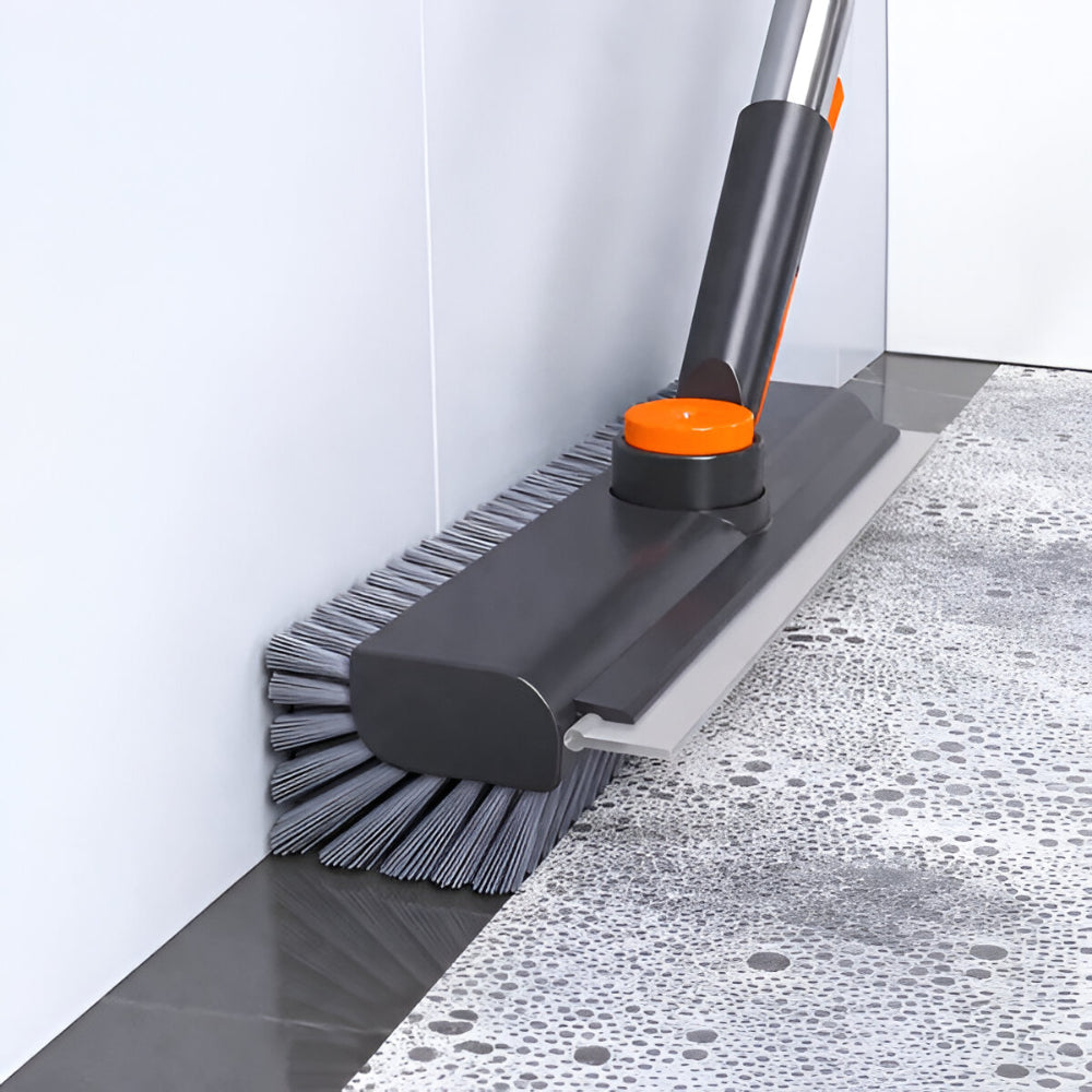 Long-Handled Heavy-Duty Floor Cleaning Brush For Tile Scrubbing | Temsk