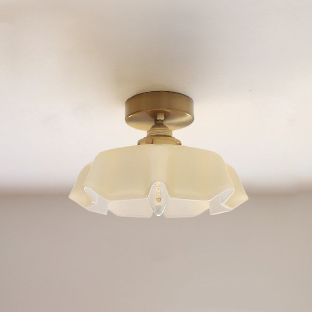 Draped Glass Pendant Ceiling Light In Art Deco Style | Temsk