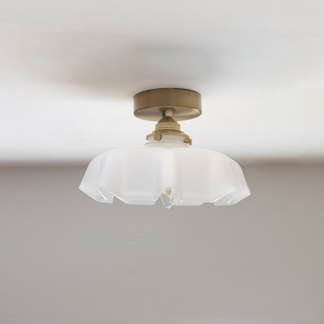 Draped Glass Pendant Ceiling Light In Art Deco Style | Temsk