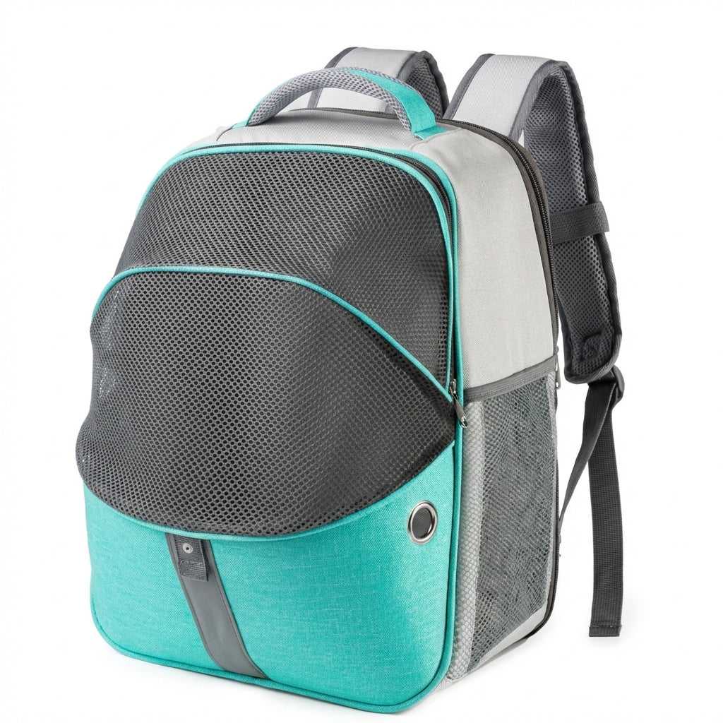 Foldable and Expandable Cat Carrier Backpack With Mesh Ventilation, 3 Colours | Temsk