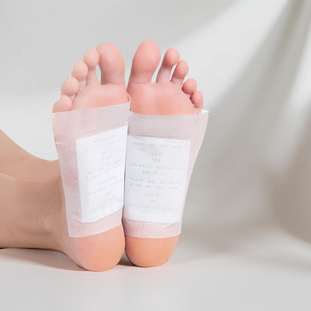 Bambus fodplaster sæt med klæbende sålepleje puder | Temsk