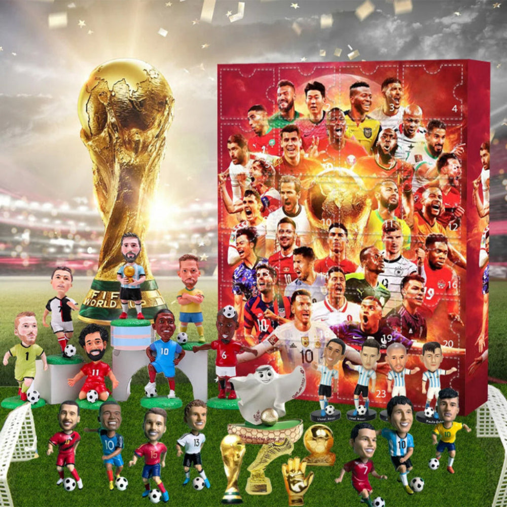 Toy Set Of Advent Calendar Figures For Football Fans | Temsk