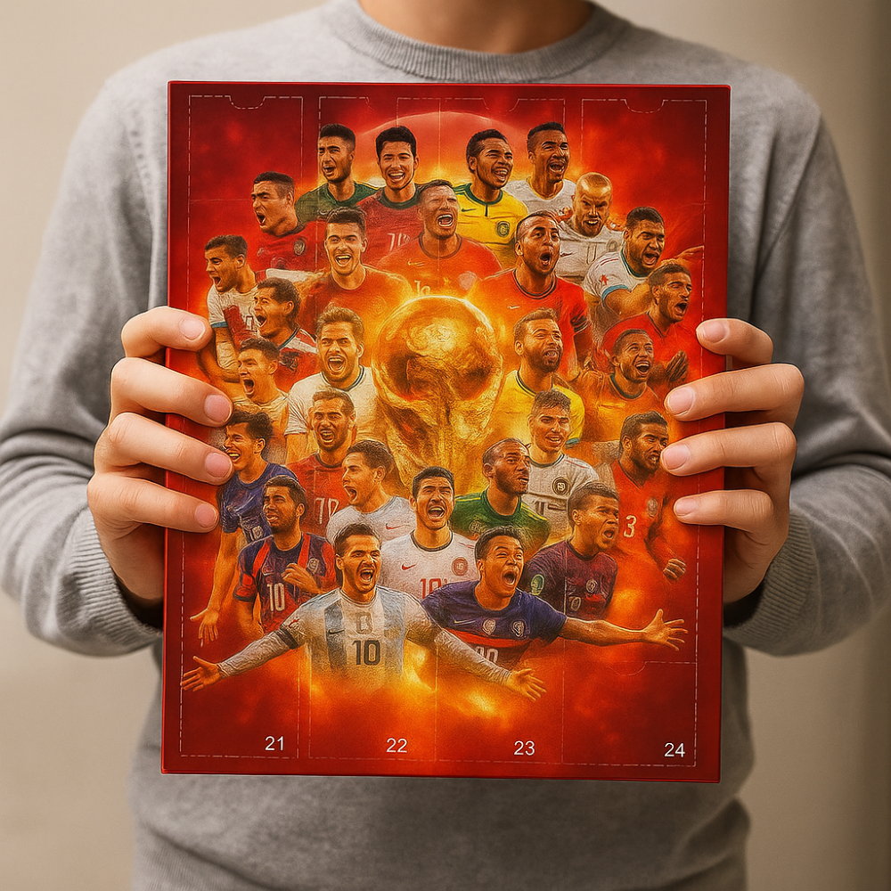 Toy Set Of Advent Calendar Figures For Football Fans | Temsk