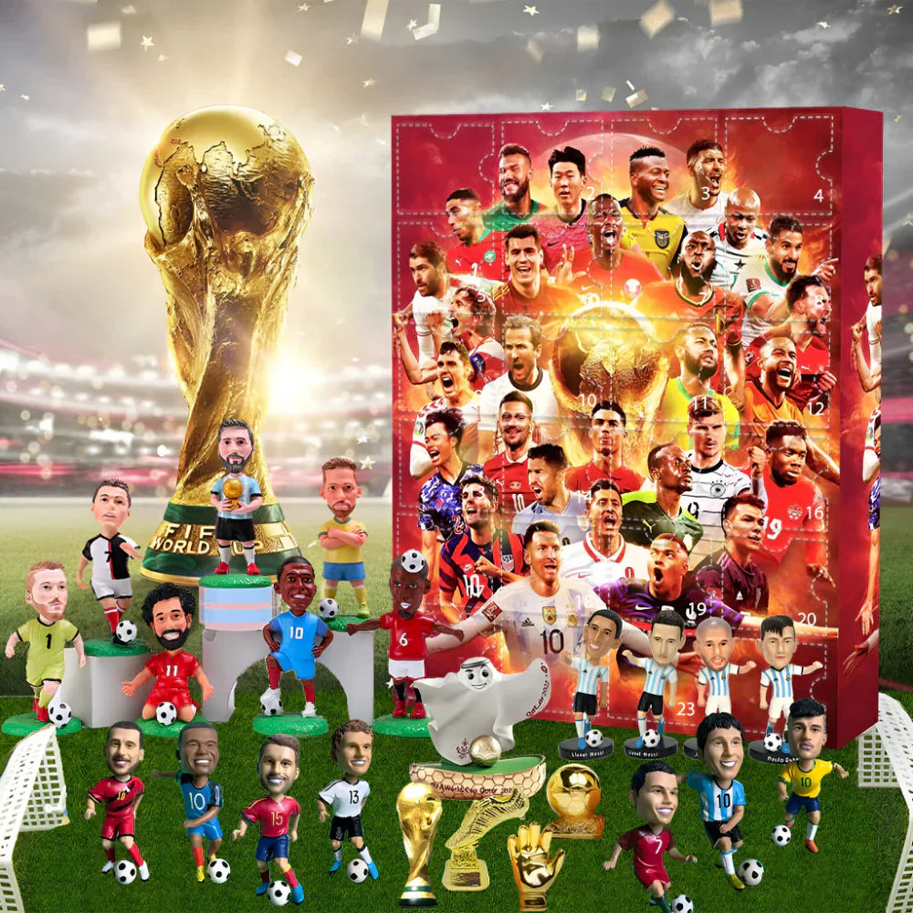 Advent Calendar Football Figure Display Kit For Collectors | Temsk
