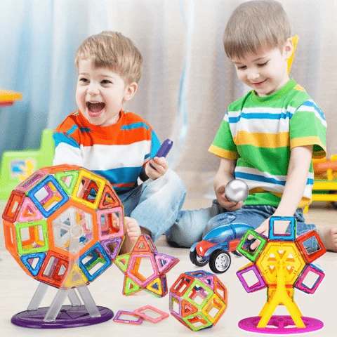 MagnetoBuild sada - kreativní magnetická hračka pro mladé stavitele od 4 let | Temsk