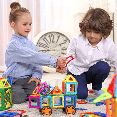 MagnetoBuild sada - kreativní magnetická hračka pro mladé stavitele od 4 let | Temsk