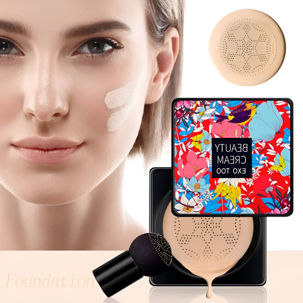 Kompaktní krémový make-up s aplikátorem z houbičky pro hladké krytí | Temsk